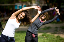Photo of female exercise participants.